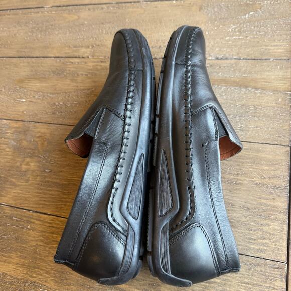 Pikolinos Azores Men\'s Casual Leather Moc Loafers Black EU 43 US 9-9.5 Slip On main image 4
